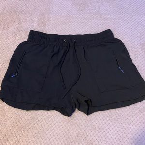 Dark green athletic shorts